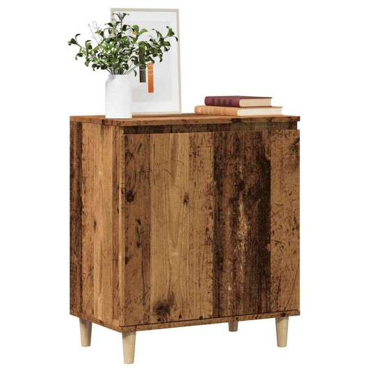 Skjenk gammelt tre 60x35x70 cm konstruert tre 8721158438492