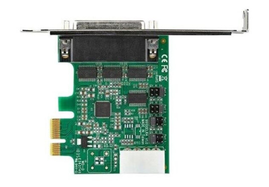 StarTech.com 4 Port PCI Express RS232 Serial Adapter Card - 16950 UART - 256-byte FIFO Cache - PCI E Serial Card - serial adapter StarTech.com 4 Port PCI Express RS232 Serial Adapter Card - 16950 UART - 256-byte FIFO Cache - PCI E Serial Card - serial adapter