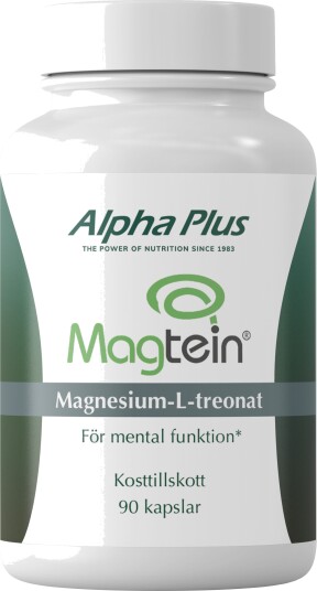 Alpha Plus Magtein® Magnesium L treonat 90 stk Alpha Plus Magtein® Magnesium L treonat 90 stk