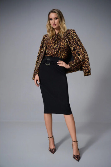 Joseph Ribkoff Dame Skjørt Svart 2XL, Joseph Ribkoff Dame Skjørt Svart 2XL,
