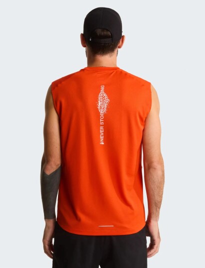 The North Face M Lightbright Tank Graphic Orange XL