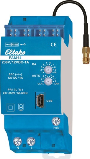 Eltako FAM14 Antennemodul 230 V 126 utgangskanaler Elfordeling & strømforsyning