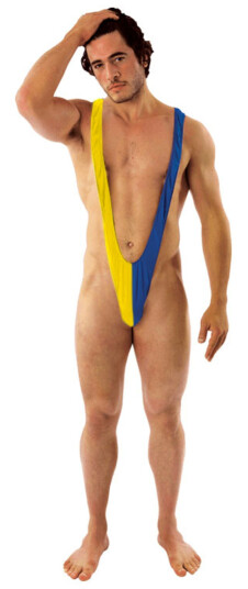 Hisab/Joker Company AB Mankini Blå/Gul - One-size
