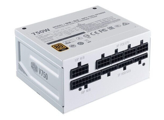 Cooler Master V Series V750 SFX GOLD White Edition Strømforsyning (PSU) - 750 Watt - 92 mm - 80 Plus Gold sertifisert
