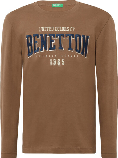 United Colors of Benetton T Shirt L/S   Brown   140