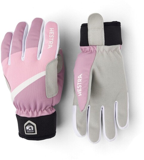 Hestra Tracker Jr. - 5 Finger Syringa Print 4-5 år Hestra Tracker Jr. - 5 Finger Syringa Print 4-5 år