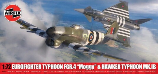Airfix 1/72 Eurofighter Typhoon FGR.4 Moggy and Hawker Typhoon Mk.Ib