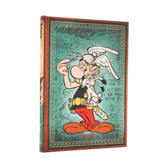2026 Asterix the Gaul (The Adventures of Asterix) Midi 12 month Verso Hardcover Flexi Dayplanner 2026 (Elastic Band Closure)