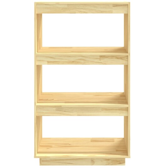 vidaXL Bokhylle/romdeler 60x35x103 cm heltre furu