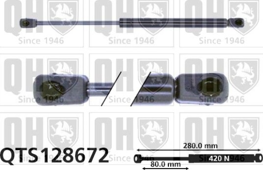 QUINTON HAZELL QTS128672 Baklukedemper