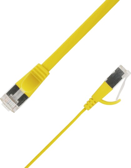 LinkIT Flat U/FTP Cat6a yellow 4m