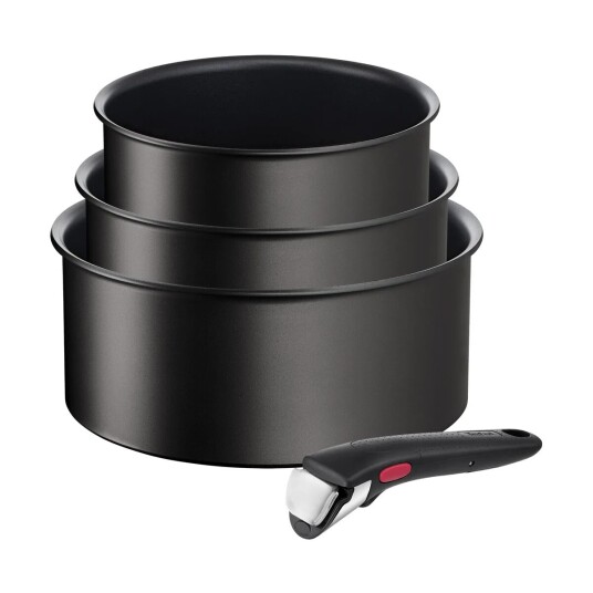 Tefal Ingenio Unlimitied kasserollesett 4 deler Sort