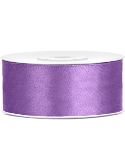 LAVENDEL Silkebånd 25 meter x 25 mm