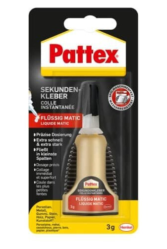 Pattex Superglue Matic Flytende Applikatorflaske 3G 9H Pst2c