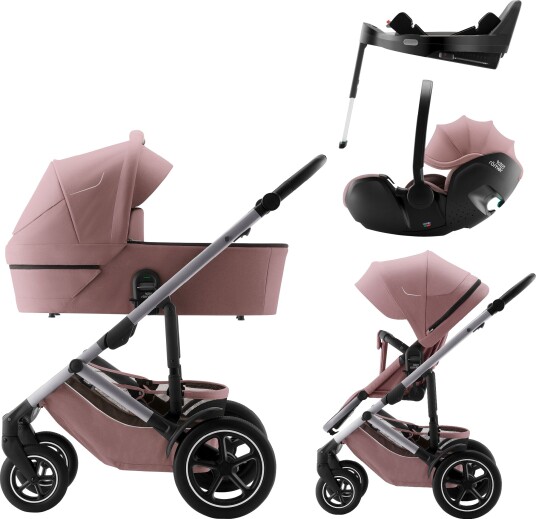 Britax Römer Smile 5Z Dusty Rose + Baby Safe Pro + Vario Base 4in1