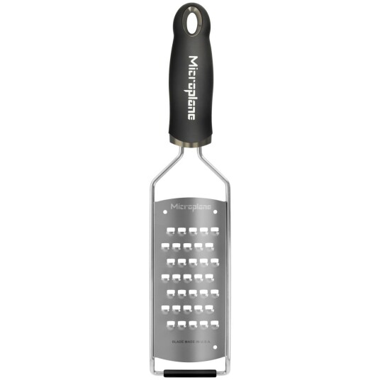 Microplane Gourmet rivjern Extra-Coarse; 31.5x7.5x3 cm (LxBxH); Svart
