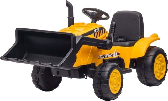 Alex"s Garage El-traktor Med Frontlaster Gul