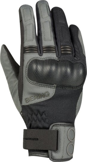 MC-Hansker Bering Profil Dame Svart /Grå S