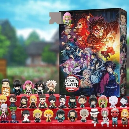 Demon Slayer julekalender 3D figurleketøy den ultimate julegaven for Demon Slayer fans