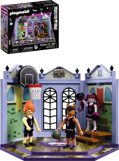 Playmobil Monster High Basketballbane med 41 Deler og Multikolor