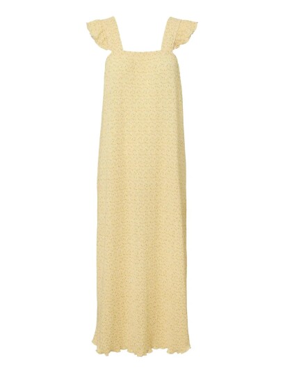 Pieces Pcflora Strap Flounce Dress Jrs Msa Bc Yellow XS Pieces Pcflora Strap Flounce Dress Jrs Msa Bc Yellow XS