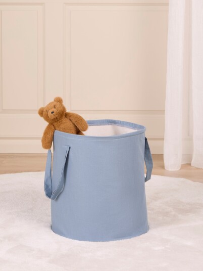 Alice & Fox ABLE Oppbevaringskurv Blue Linen