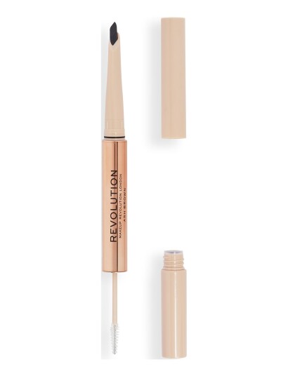 Revolution Beauty London Revolution Fluffy Brow Filter Duo Ash Brown - Brown - 1 ml