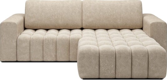 Seksjon Eltap Bonett 250x175x92 cm Dora 21 Beige Høyre