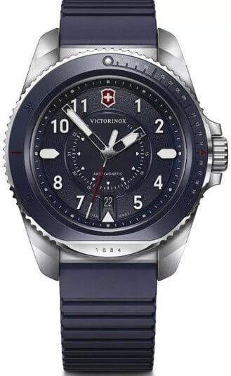 Victorinox Herreklokke 241975 Journey 1884 Blå/Gummi Ø43 mm Victorinox Herreklokke 241975 Journey 1884 Blå/Gummi Ø43 mm