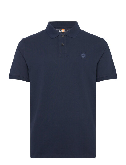 Timberland Pique Short Sleeve Polo - Navy - S