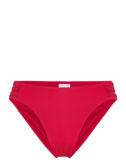 Seafolly High Leg Ruched Side Pant Red 44 Seafolly High Leg Ruched Side Pant Red 44