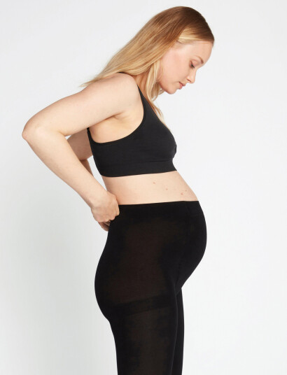 Lindex Tights 120Den Maternity - Black - M