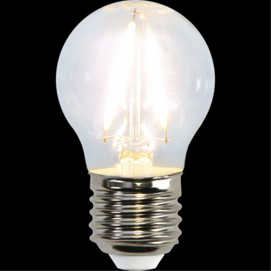 LED pære E27 G45 Klar