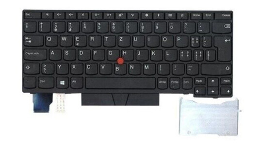Lenovo Chicony - Brbart tastatur - til utskifting - Sveitsisk - Svart