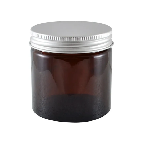 Sunvita brun glasskrukke m/aluminiumlokk 60 ml Sunvita brun glasskrukke m/aluminiumlokk 60 ml
