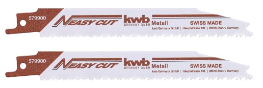 KWB Sagblad Til Bajonettsag, Easy-Cut, Metall, 2 Stk.
