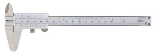 Mitutoyo Nonieskjutmått 530-316 Med Gängtabell 0-150mm, 0,05mm, Flat Sticka Mitutoyo Nonieskjutmått 530-316 Med Gängtabell 0-150mm, 0,05mm, Flat Sticka