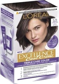 L'Oréal Paris Excellence Cool Crème 5.11 Ultra Ash Light Brown L'Oréal Paris Excellence Cool Crème 5.11 Ultra Ash Light Brown