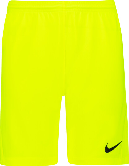 Nike Dri-FIT Park III Short Nb, fotballshorts junior 116 VOLT/BLACK