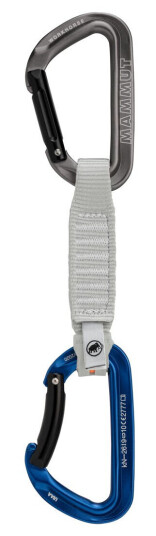 Mammut Workhorse Keylock 12 Cm Quickdraw Straight Gate/bent Gate Key Lock, Grey-blue 12 Cm Mammut Workhorse Keylock 12 Cm Quickdraw Straight Gate/bent Gate Key Lock, Grey-blue 12 Cm