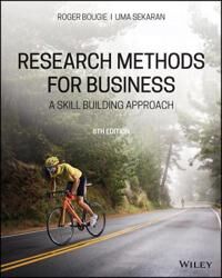 Research Methods For Business Av Uma Sekaran, Roger Bougie