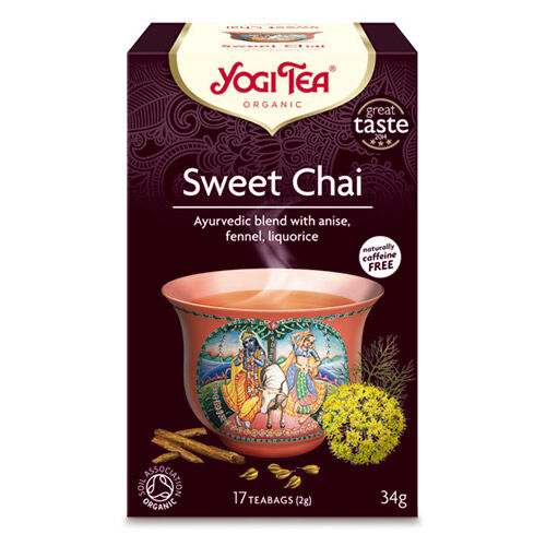 Yogi Tea Økologisk Sweet Chai - 17 Poser Yogi Tea Økologisk Sweet Chai - 17 Poser
