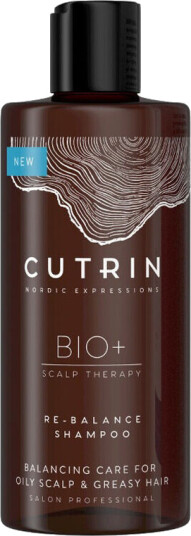 Cutrin Bio+ Re-Balance Fuktighetsgivende Sjampo 250ml for Fett Hår