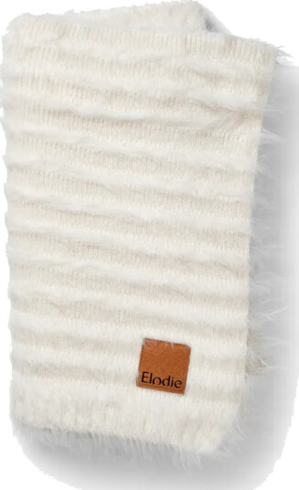 Elodie Furry Knit Teppe Vanilla White Elodie Furry Knit Teppe Vanilla White