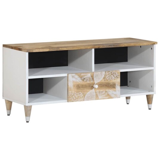 TV benk 100x33,5x46 cm heltre mango