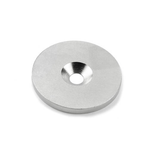 Supermagneter Forsenket Skive Ø 34 mm til Skrue med Forsenket Hode