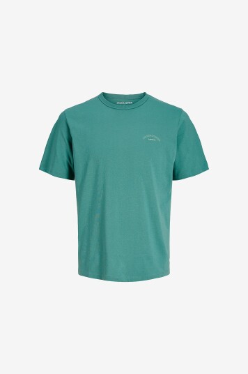 Jack & Jones Junior T skjorte jjCollege Logo Tee SS Crew Neck Jnr Blå