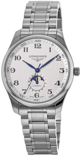 Longines Herreklokke L2.919.4.78.6 Master Sølvfarget/Stål Ø42 mm Longines Herreklokke L2.919.4.78.6 Master Sølvfarget/Stål Ø42 mm