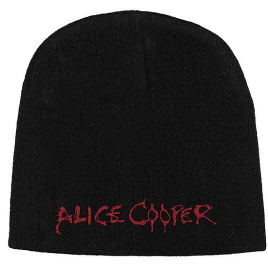 Alice Cooper Alice Cooper Unisex Beanie Hat: Logo Black