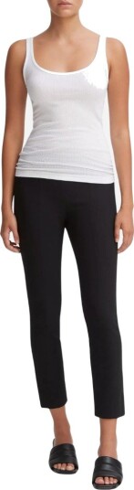 Vince Bobbi mid rise stitch front seam legging XS sort dame